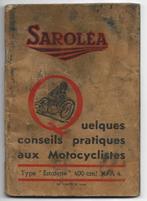 Sarolea Estafette 400 c type 51 A4 handleiding notice moto, Ophalen of Verzenden, Overige merken