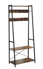 Industriële Kapstok met Bankje en Schoenenplank, Nieuw, Minder dan 100 cm, Hout, Ophalen