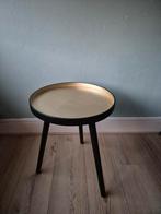Goud/Zwarte Bijzettafel - Kwantum, Ophalen, Minder dan 45 cm, Minder dan 55 cm, Gebruikt
