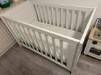 Wit Ledikant met Matras, Ophalen, 50 tot 100 cm, Zo goed als nieuw, Minder dan 100 cm