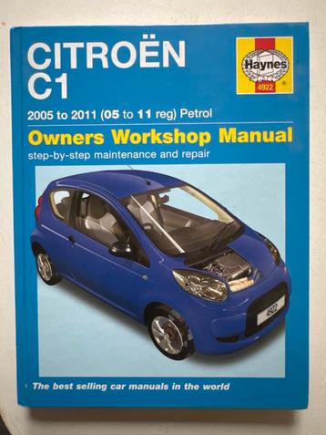 Citroen C1 Werkplaatshandboek - Manual beschikbaar voor biedingen