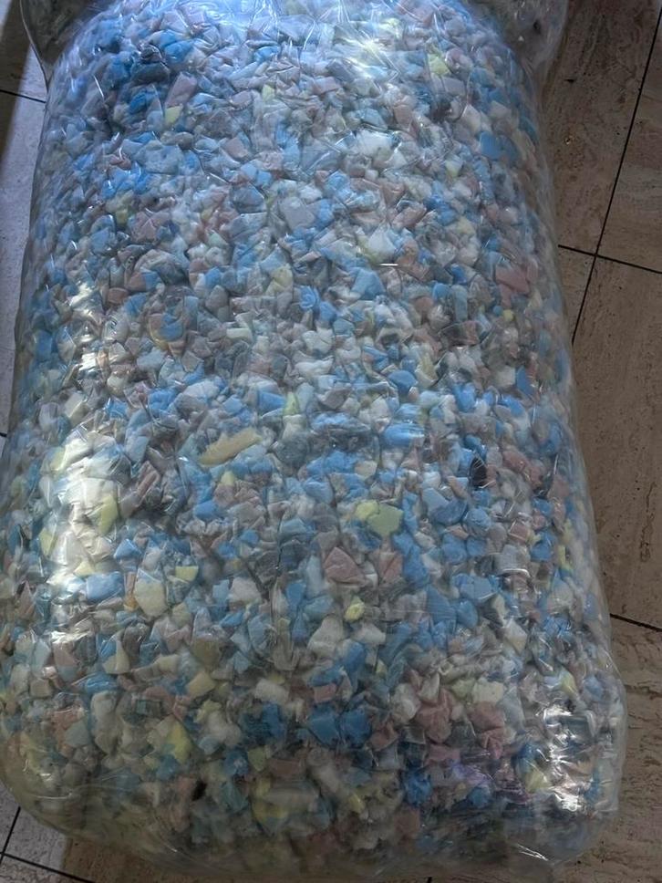 Schuimrubber kussenvulling - Nieuw, Huis en Inrichting, Zitzakken, Nieuw, Zitzak, Overige kleuren, Ophalen