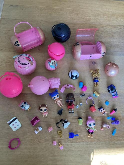 Pakket LOL Surprise met popjes, dieren en accessoires, Kinderen en Baby's, Speelgoed | Poppen, Zo goed als nieuw, Overige typen