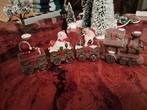 Kerst ornament. Treintje met kerstman. Steen,, Diversen, Kerst, Ophalen of Verzenden, Zo goed als nieuw