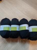 Zwarte Breigaren - 4 Bollen, Ophalen of Verzenden, Nieuw, Breien of Haken, Wol of Garen