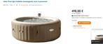Jaccuzi intex Pure Spa, Ophalen, Zo goed als nieuw, Grondzeil, Opblaasbaar