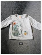 Wit shirtje met hondje Maat 50 hh, Jongetje of Meisje, Hema, Onbekend, Ophalen of Verzenden