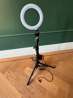 Ringlamp met Statief - Fotografie/Video, Audio, Tv en Foto, Fotografie | Fotostudio en Toebehoren, Ophalen of Verzenden, Gebruikt