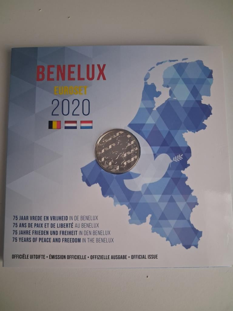 Benelux Euroset 2020 - Herdenkingsmunt, Ophalen of Verzenden, Nederland en Buitenland, Munten en Bankbiljetten