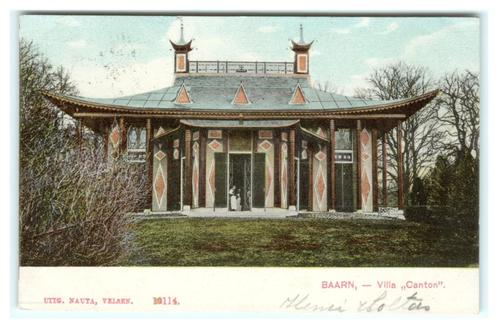 Baarn, Villa "Canton", Verzamelen, Ansichtkaarten | Nederland, Gelopen, Utrecht, Voor 1920, Verzenden