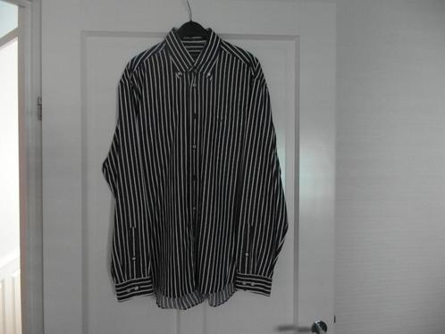 Paars/wit gestreept overhemd merk mcGregor maat L D5, Kleding | Heren, Overhemden, Zo goed als nieuw, Halswijdte 41/42 (L), Paars