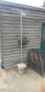 Gratis waslijn paal 2 stuks met betonpoot, Tuin en Terras, Droogmolens en Wasrekken, Ophalen, Zo goed als nieuw, Wasrek