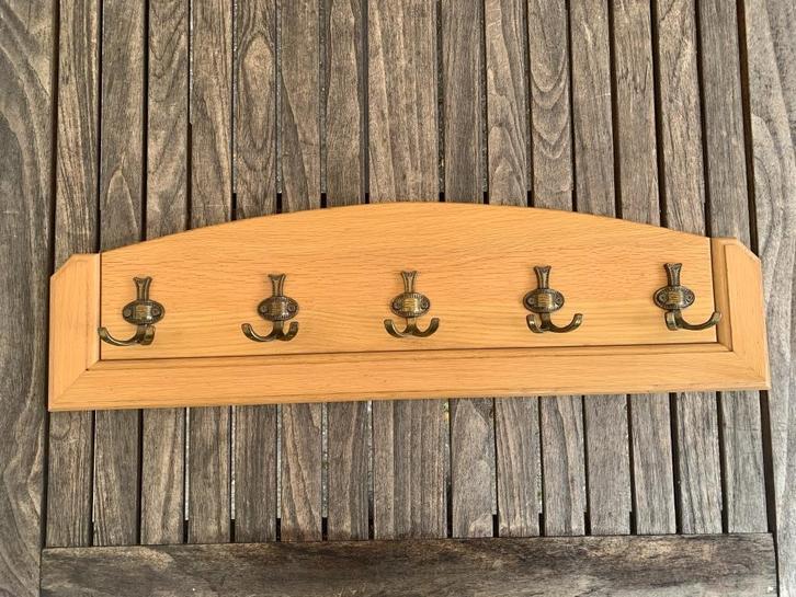 Kapstok | blank eiken, Verzamelen, Retro, Huis en Inrichting, Ophalen