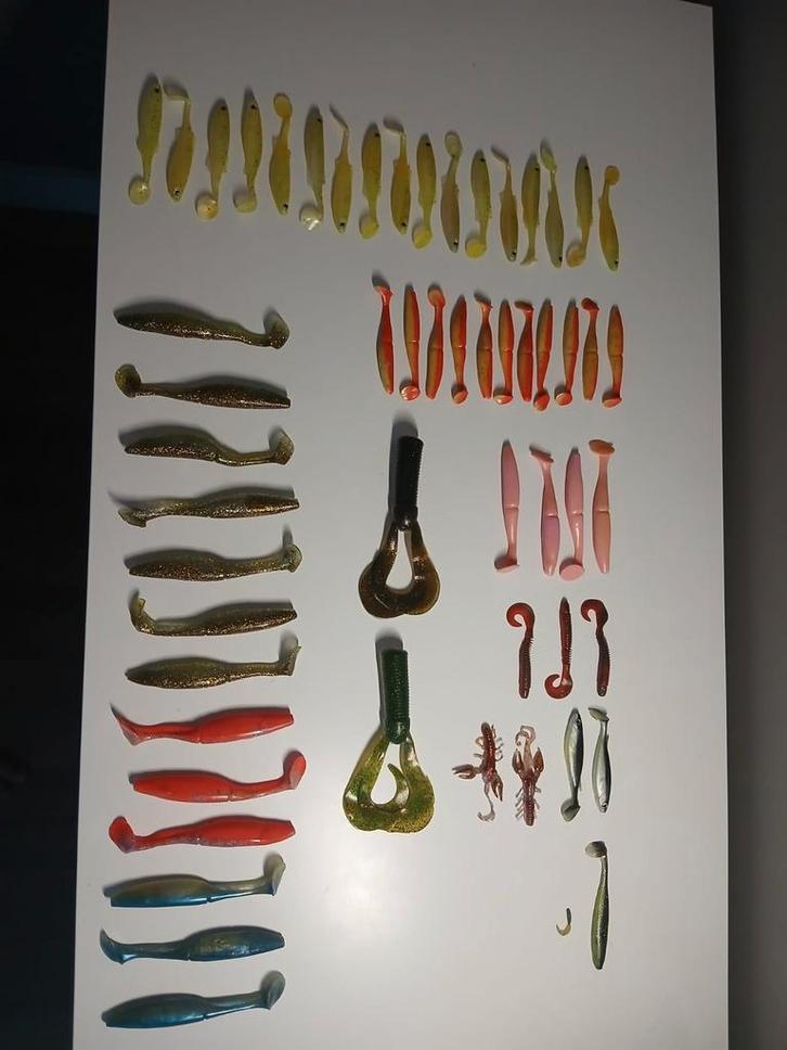 Nieuwe shads ongebruikt, Watersport en Boten, Hengelsport | Roofvissen, Nieuw, Overige typen, Ophalen