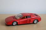 Ferrari Testarossa 1984 rood,  Bburago 1:24, Hobby en Vrije tijd, Modelauto's | 1:24, Ophalen of Verzenden, Bburago, Zo goed als nieuw