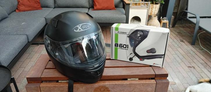 X-lite X-603 Helm met N-Com B601X Intercom – Zo goed als nie, Fietsen en Brommers, Brommerhelmen, Zo goed als nieuw, Ophalen of Verzenden