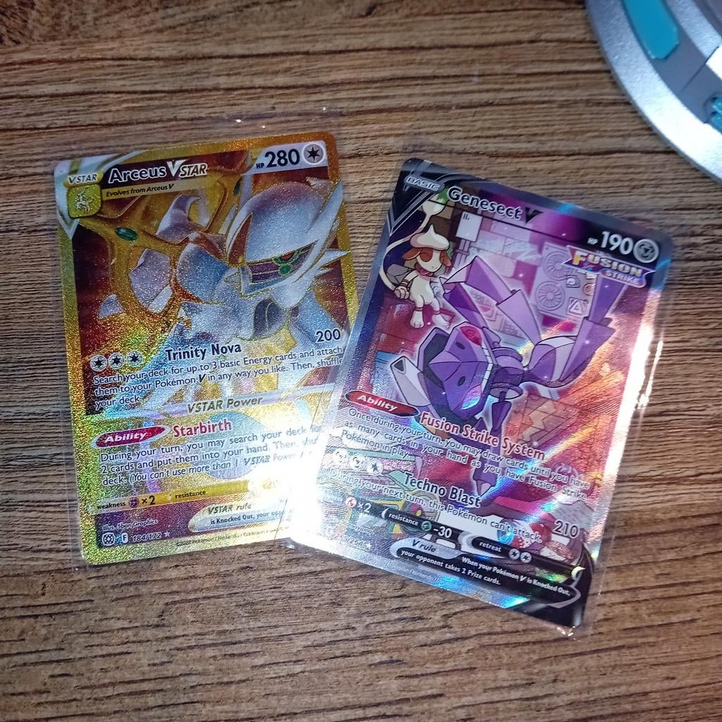 Pokemon kaarten nieuw arceus en genesect., Ophalen of Verzenden, Nieuw, Meerdere kaarten