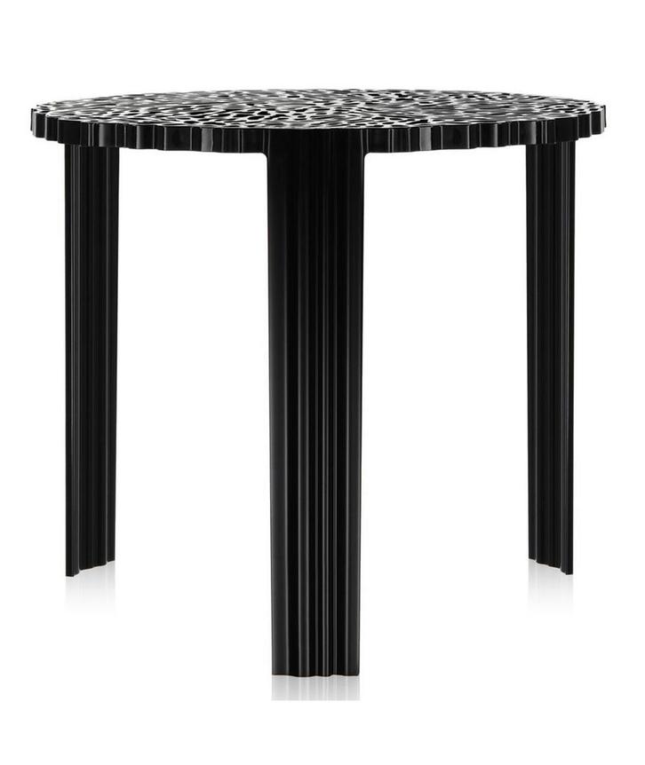 T-table kartell, Huis en Inrichting, Tafels | Bijzettafels, Zo goed als nieuw, Rond, Minder dan 45 cm, Minder dan 55 cm, Kunststof