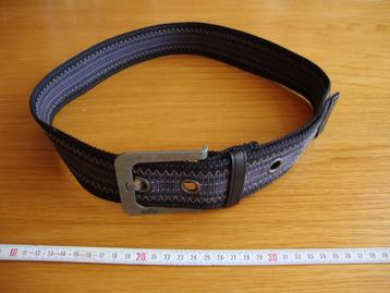 Nieuw! Zwart/grijs/paarse ceintuur/riem van Esprit.(110cm) beschikbaar voor biedingen