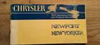 CHRYSLER NEW YORKER/ NEWPORT 79/80  instructieboekje, Ophalen of Verzenden