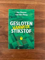 Jan Douwe van der Ploeg - Gesloten vanwege stikstof, Jan Douwe van der Ploeg, Sociale wetenschap, Ophalen of Verzenden, Zo goed als nieuw