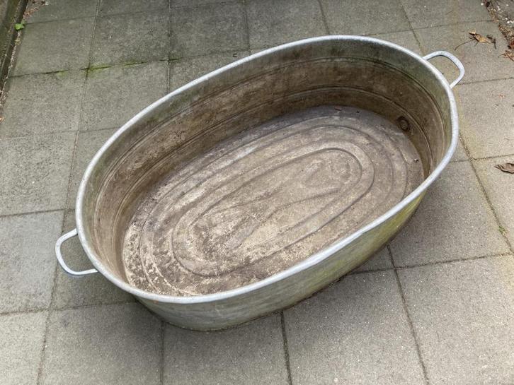 Zinken Teil – Bad – (Vis)Vijver - Lekvrij - met stop, Antiek en Kunst, Curiosa en Brocante, Ophalen