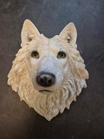 Witte Herder Kop Wanddecoratie, Ophalen, Zo goed als nieuw