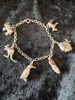 Zilveren 245 bedelarmband 18cm, Sieraden, Tassen en Uiterlijk, Zilver zolder, Ophalen of Verzenden, Met bedels of kralen, Zilver zolder