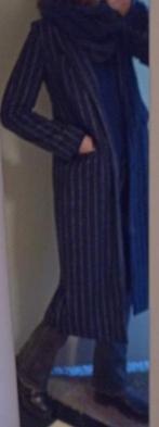 Edited 60% wol wollen mantel coat winterjas jas blauw S 36, Kleding | Dames, Jassen | Winter, Ophalen of Verzenden, Zo goed als nieuw