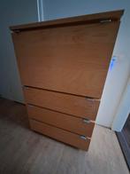 Kast met klep en 3 lades, Ophalen, Gebruikt, 70 tot 120 cm, 120 tot 170 cm