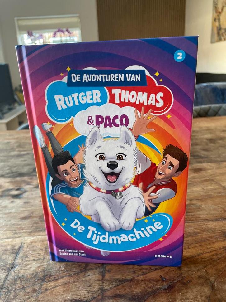 Rutger, Thomas & Paco - De Tijdmachine (boek 2), Boeken, Kinderboeken | Jeugd | onder 10 jaar, Zo goed als nieuw, Fictie algemeen