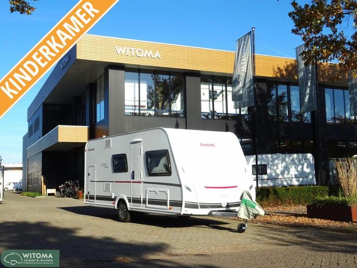 Dethleffs C'go Active 495 QSK Nu op show model 2026, Caravans en Kamperen, Caravans, Bedrijf, tot en met 6, 1000 - 1250 kg, Treinzit