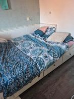 Ikea hemnes uitschuifbare bed, Ophalen, Zo goed als nieuw, Tweepersoons