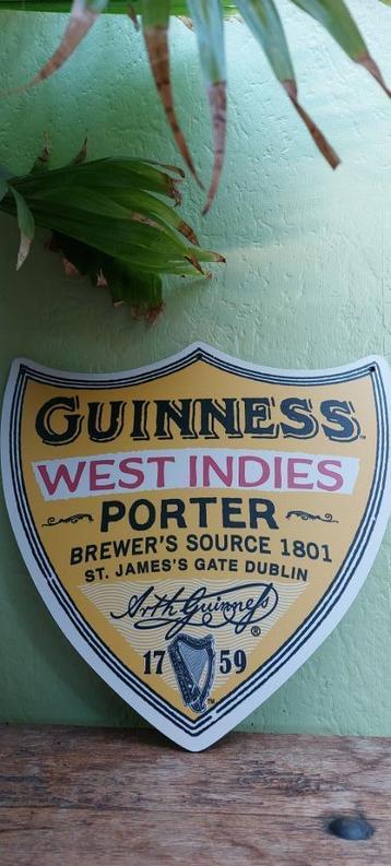 Zeldzaam reclamebord Guinness West Indies beschikbaar voor biedingen