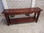 === Sidetable Oud Teak AFGEPRIJSD ===, Huis en Inrichting, Tafels | Sidetables, Ophalen, Teakhout, Zo goed als nieuw, TEAK DOORLEEFD KOLONIAAL
