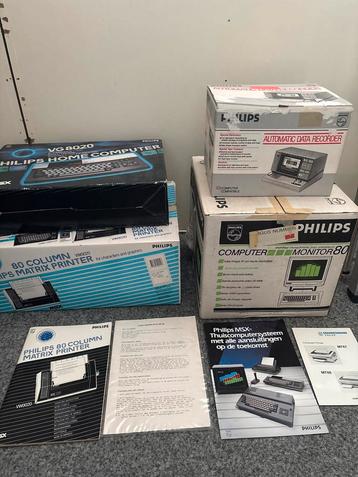 Vintage MSX Philips VG8020 Compleet  in Doos! beschikbaar voor biedingen
