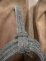 Glanzen Sandalen met Strass - Maat 37, Verzenden, Zo goed als nieuw, Beige, Slippers