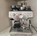 SAGE Barista Express stainless steel, in zeer goese staat, Ophalen, Espresso apparaat, Koffiebonen, Zo goed als nieuw