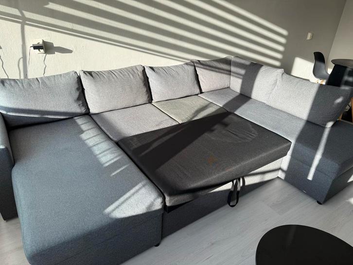 U-vormige Slaapbank 300x200, Huis en Inrichting, Slaapkamer | Slaapbanken, Gebruikt, Overige maten, Tweepersoons, Grijs, Ophalen of Verzenden