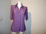 Tante Betsy vintage retro look blouse Als nieuw M, Maat 38/40 (M), Tante Betsy, Overige kleuren, Verzenden