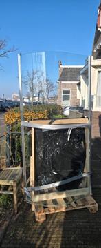 Douchewand inloop walk-in 90x30cm, Huis en Inrichting, Ophalen, Gebruikt