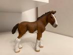Schleich 13810 Clydesdale veulen, Ophalen of Verzenden, Zo goed als nieuw, Paard, Beeldje of Figuurtje