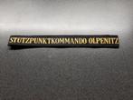 Duitsland- Mutslint  - STÜTZPUNKTKOMMANDO  OLPENITZ  Marine, Verzamelen, Ophalen of Verzenden, Marine, Duitsland, Embleem of Badge