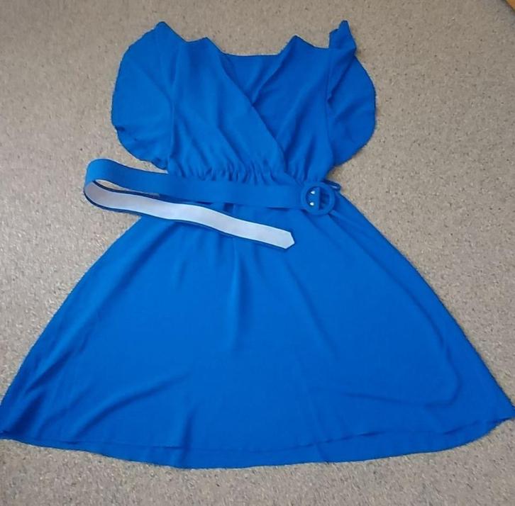 Koningsblauw jurkje maat 38, Kleding | Dames, Jurken, Nieuw, Maat 38/40 (M), Blauw, Boven de knie, Ophalen of Verzenden