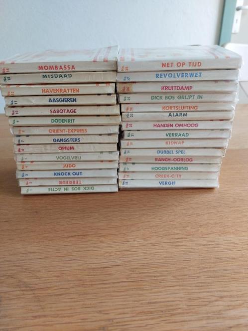 Dick Bos. Complete serie (1 t/m 28, Dick Bos serie, 65 cent), Boeken, Stripboeken, Gelezen, Complete serie of reeks, Ophalen of Verzenden