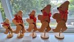 Set van 5 decoratieve beertjes hout, Ophalen, Zo goed als nieuw