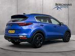Kia Sportage - 1.6 T-GDI Black Edition // 1E EIGENAAR // DEA, Gebruikt, 4 cilinders, Blauw, Leder en Stof