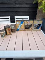 Diverse Esso olieblikken 6 stuks, Verzamelen, Verzenden, Zo goed als nieuw, Gebruiksvoorwerp