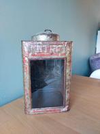 Leuk oud kroepoek blik, Huis en Inrichting, Ophalen of Verzenden, Gebruikt, Overige materialen, 25 tot 50 cm