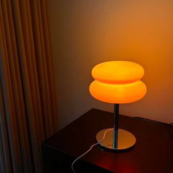 Oranje Retro/Vintage Tafellamp - LED - NIEUW! beschikbaar voor biedingen